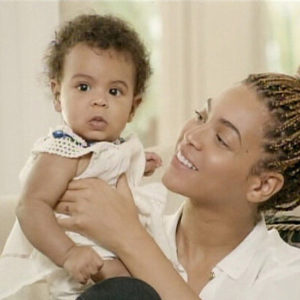 Beyonce & Blue Ivy. (Reportedly a still from Beyonce's HBO Documentary 'Life is But a Dream')