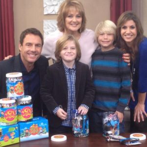 Mark Steines, Max Page, Cristina Ferrare, Jack Witherspoon & me. Spread the JOY.