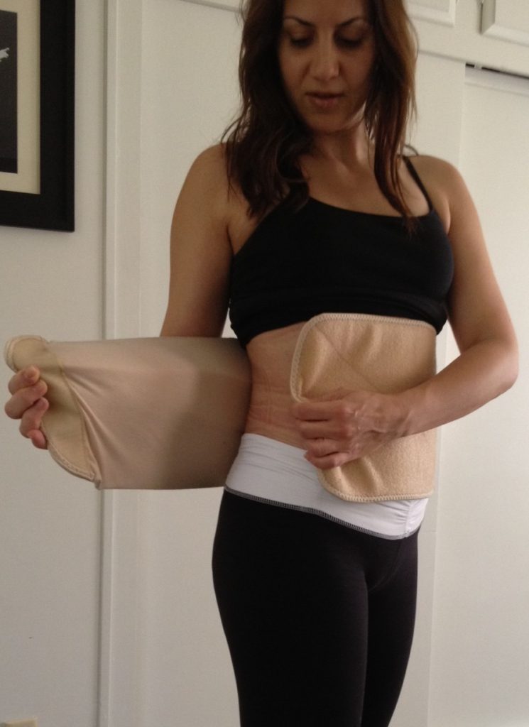 post-pregnancy-after-a-c-section-belly-wrap-new-mom-tips