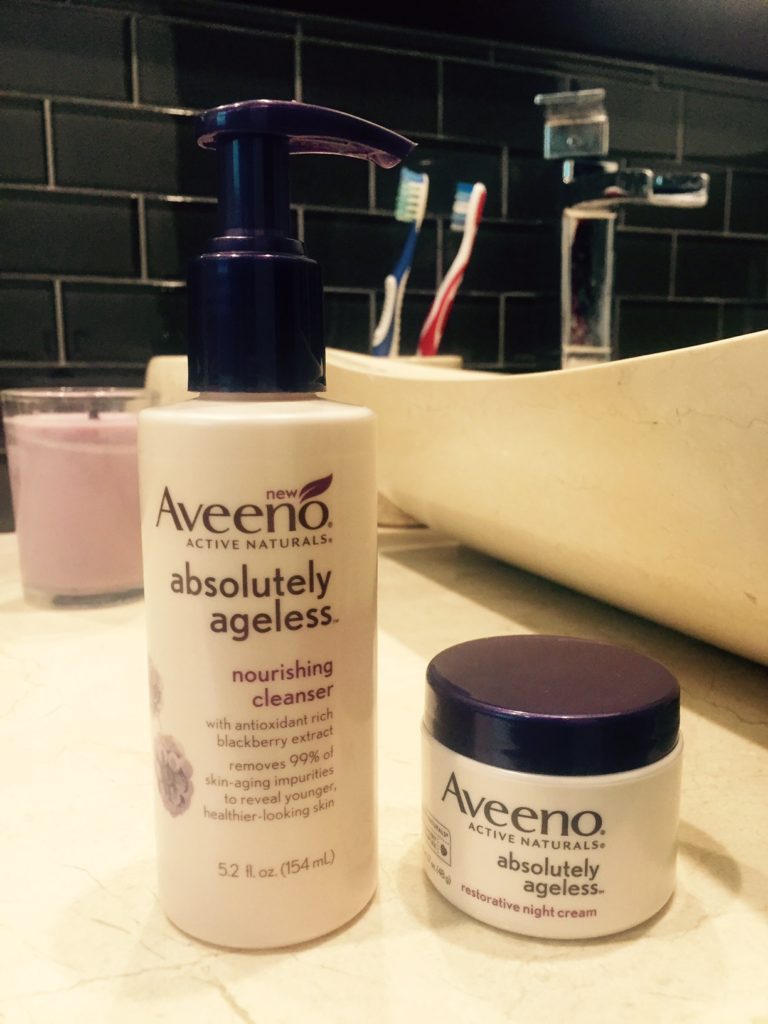 aveeno-absolutely-ageless-restorative-night-cream-cleanser-skincare